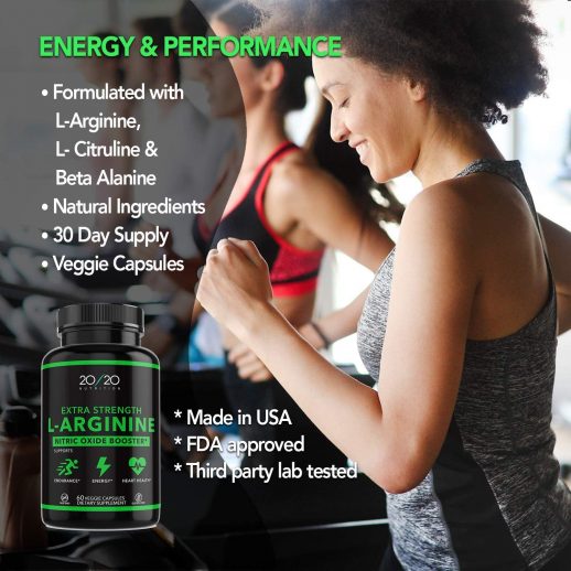 20s20 Nutrition Extra Strength L Arginine