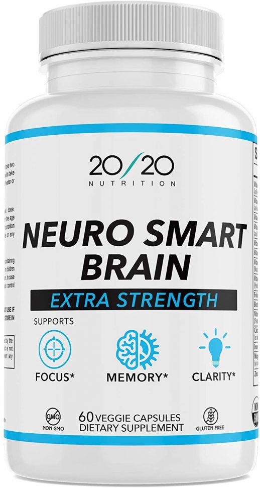 20s20 Nutrition Neuro Smart Brain Improve Memory
