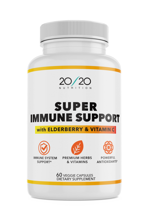 20S20 Nutrition Immune Support Supplement with Elderberry, Vitamin C, Zinc, Echinacea, Garlic,  Herbs, Turmeric, Antioxidant Support, For Adults 60 Veggie capsules - Image 4